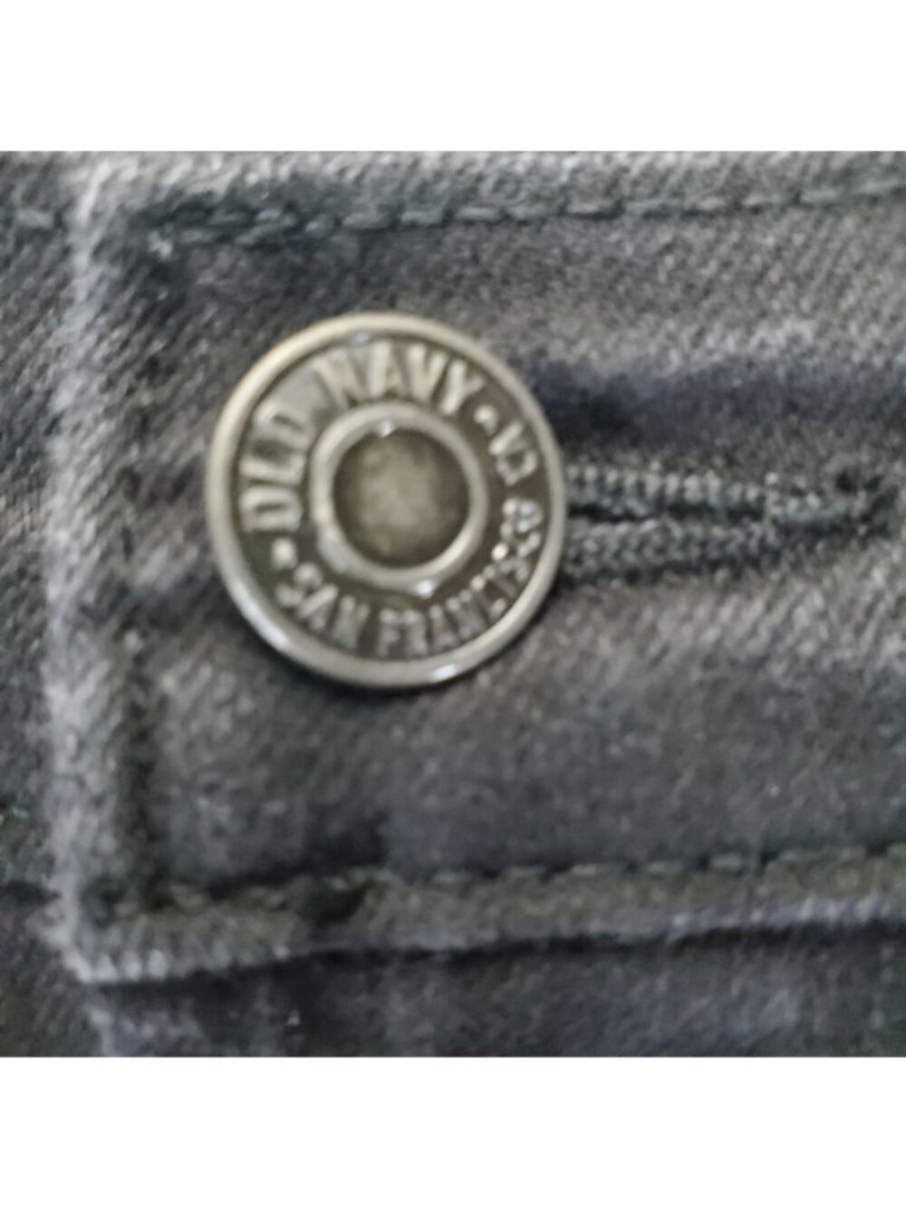 Old Navy Jeans Womens 10 Black Curvy Skinny Mid-Rise Stretch Denim - Picture 3 of 12